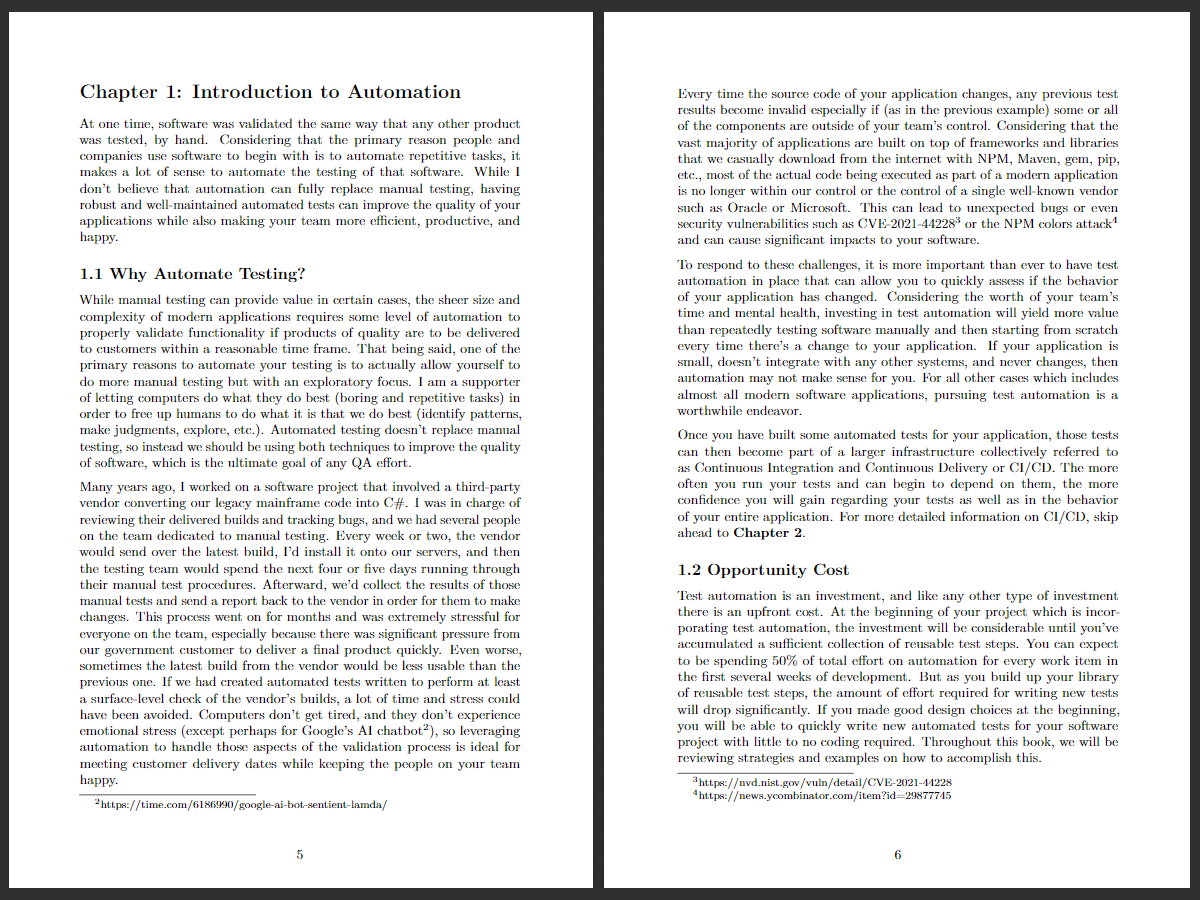 Chapter 1, pages 6 - 7